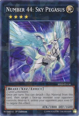 Number 44: Sky Pegasus (Shatterfoil) (1st Edition) card image