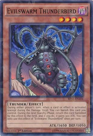 Evilswarm Thunderbird (Shatterfoil) (1st Edition) card image