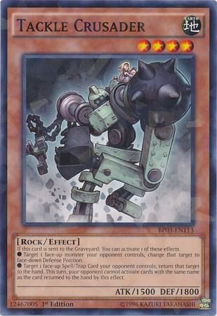 Tackle Crusader (Shatterfoil) (1st Edition) card image
