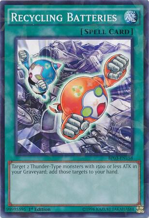 Recycling Batteries (Shatterfoil) (1st Edition) card image