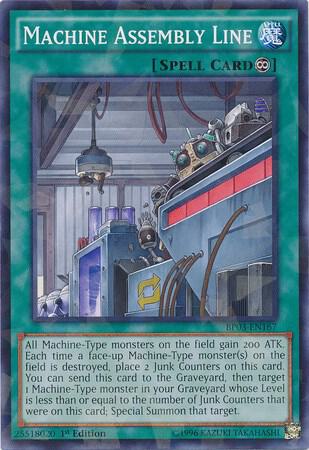 Machine Assembly Line (Shatterfoil) (1st Edition) card image