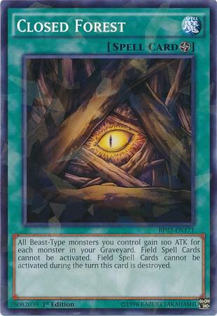 Closed Forest (Shatterfoil) (1st Edition) card image