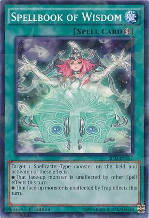 Spellbook of Wisdom (Shatterfoil) (1st Edition) card image