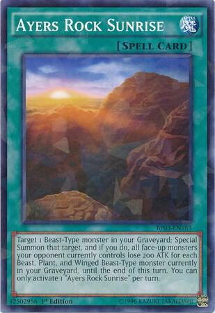 Ayers Rock Sunrise (Shatterfoil) (1st Edition) card image