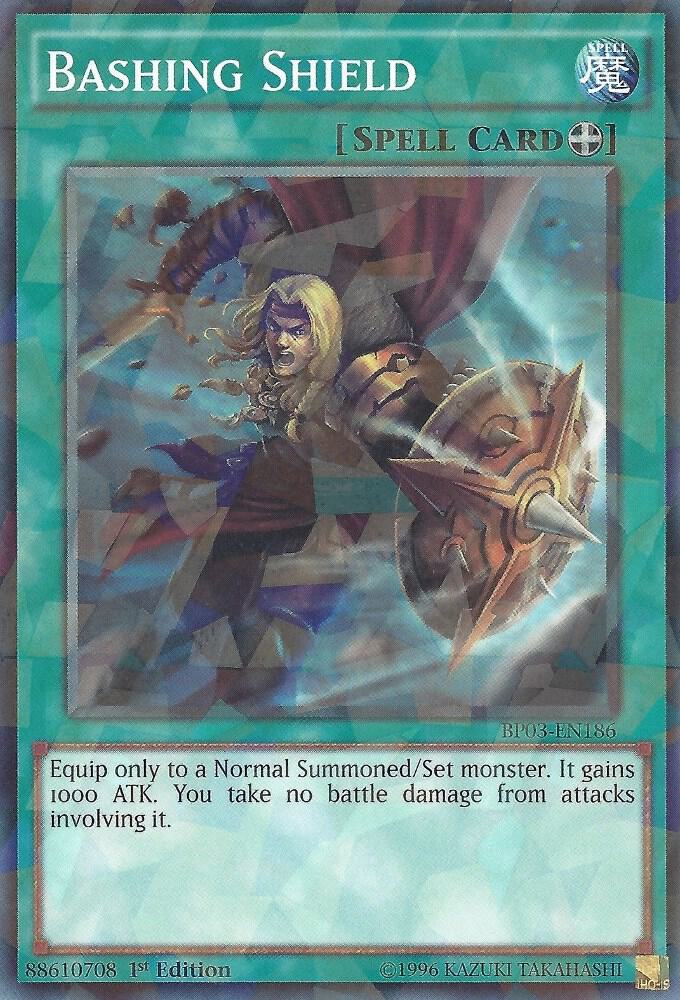 Bashing Shield (Shatterfoil) (1st Edition) card image