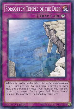Forgotten Temple of the Deep (Shatterfoil) (1st Edition) card image