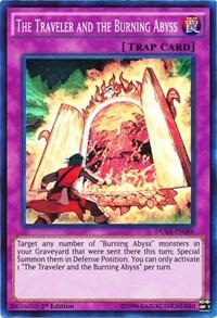 The Traveler and the Burning Abyss card image