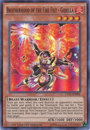 Brotherhood of the Fire Fist - Gorilla card image