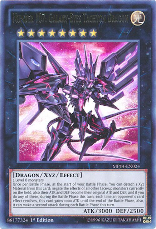 Number 107: Galaxy-Eyes Tachyon Dragon card image