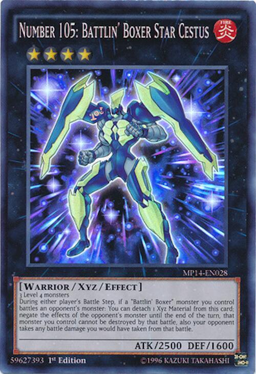 Number 105: Battlin' Boxer Star Cestus card image