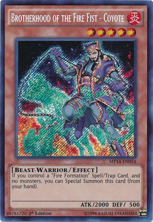 Brotherhood of the Fire Fist - Coyote card image