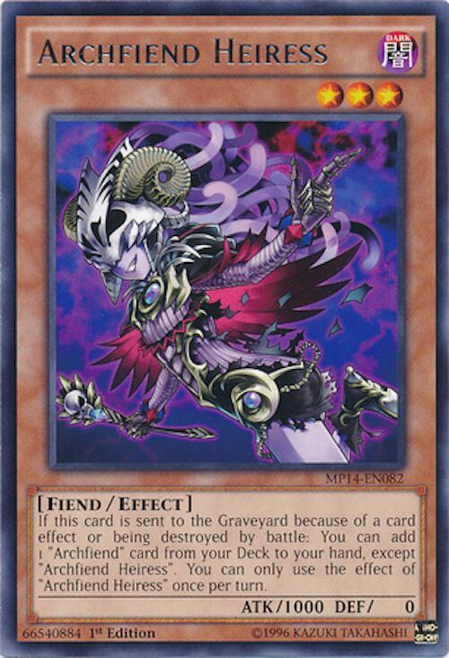Archfiend Heiress card image