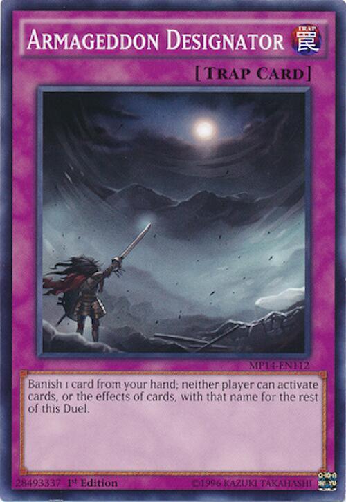 Armageddon Designator card image