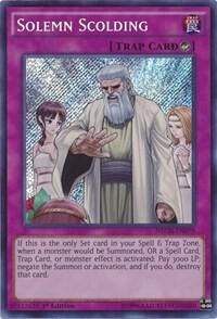 Solemn Scolding card image
