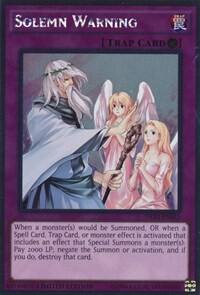 Solemn Warning card image
