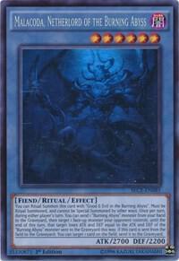 Malacoda, Netherlord of the Burning Abyss (Ghost Rare) card image