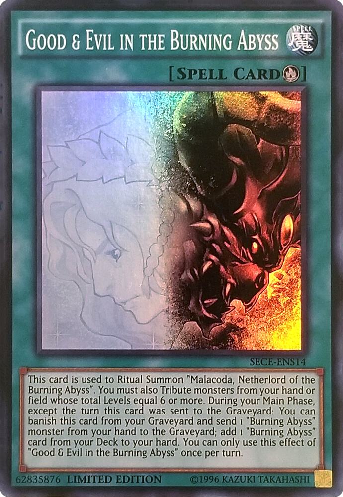 Good & Evil in the Burning Abyss (SE) card image