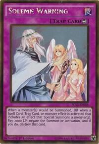 Solemn Warning card image