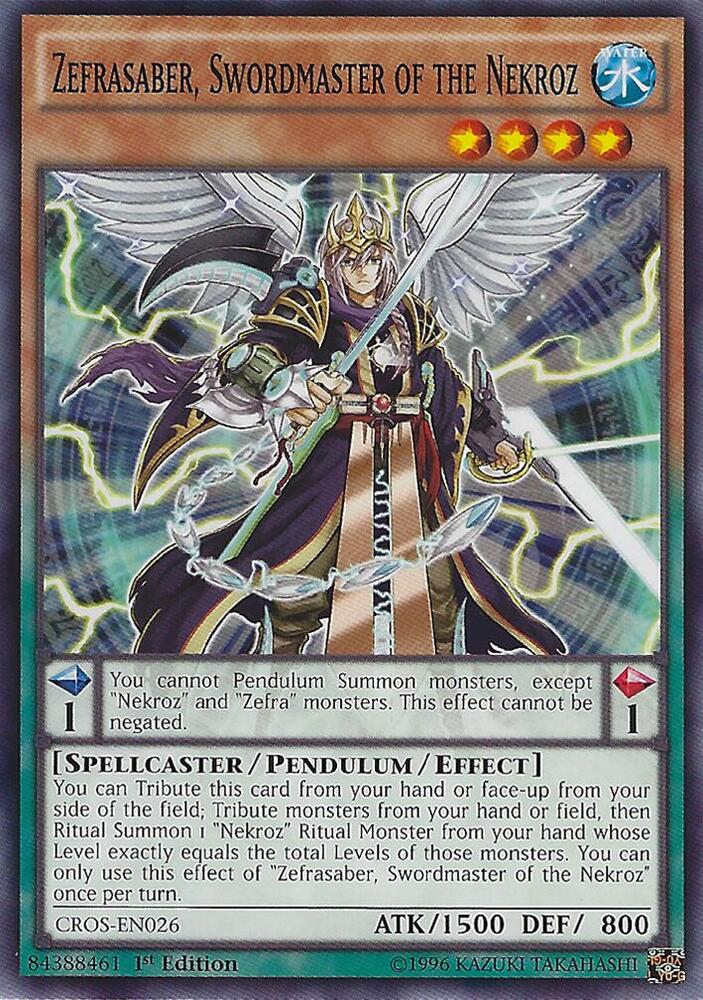 Zefrasaber, Swordmaster of the Nekroz card image