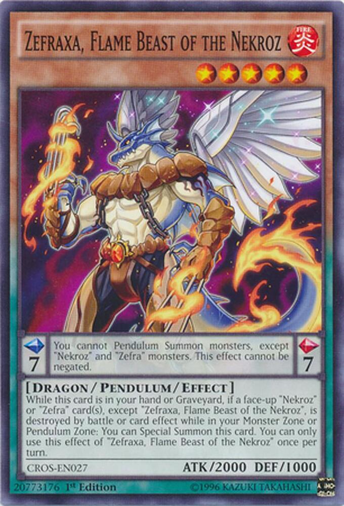 Zefraxa, Flame Beast of the Nekroz card image