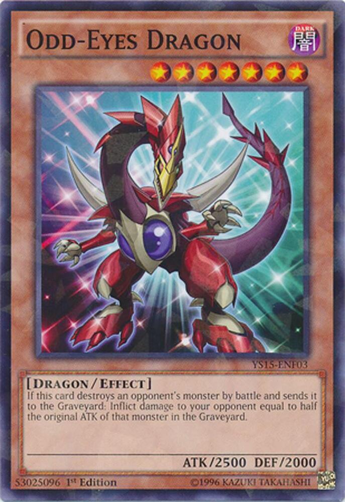 Odd-Eyes Dragon (Shatterfoil) card image