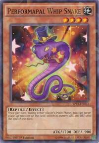 Performapal Whip Snake (Shatterfoil) card image