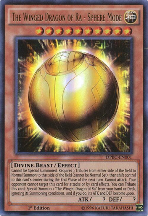 The Winged Dragon of Ra - Sphere Mode (1st Edition) card image