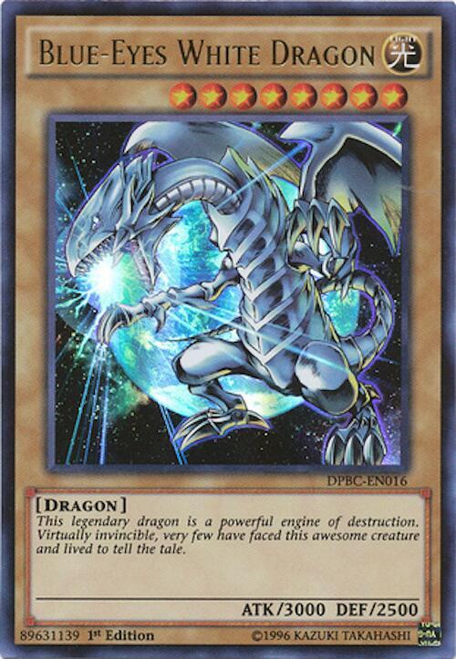 Blue-Eyes White Dragon (1st Edition) card image