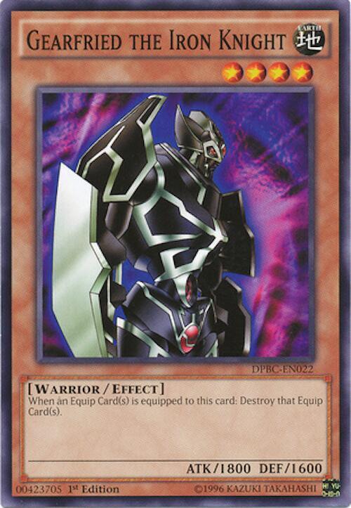 Gearfried the Iron Knight (1st Edition) card image
