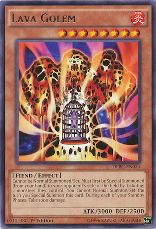 Lava Golem (1st Edition) card image